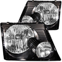 Load image into Gallery viewer, ANZO 2002-2005 Ford Explorer Crystal Headlights Black
