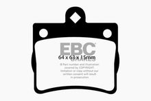 Load image into Gallery viewer, EBC 95-97 Mercedes-Benz C220 (W202) 2.2 (Single Pin Rear) Greenstuff Rear Brake Pads
