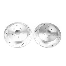 Load image into Gallery viewer, Power Stop 09-13 Suzuki Grand Vitara Rear Evolution Drilled &amp; Slotted Rotors - Pair
