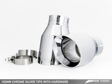Load image into Gallery viewer, AWE Tuning Audi C7.5 A7 3.0T Touring Edition Exhaust - Quad Outlet Chrome Silver Tips
