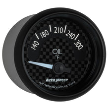 Load image into Gallery viewer, Autometer GT Series 52mm Short Sweep Electronic 140-300 Deg F Oil Temperature
