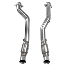 Load image into Gallery viewer, Kooks 2011+ Jeep Grand Cherokee 5.7L 3in x OEM SS GREEN Catted Connection Pipes
