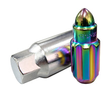 Load image into Gallery viewer, NRG 500 Series M12 X 1.5 Bullet Shape Steel Lug Nut Set - 21 Pc w/Lock Key - Neochrome
