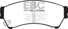 Load image into Gallery viewer, EBC 06-09 Ford Fusion 2.3 Ultimax2 Front Brake Pads
