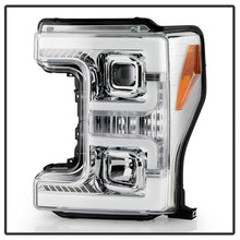 Load image into Gallery viewer, Spyder Ford F-250/F-350/F450 Super Duty 17-18 Projector Headlights Chrome PRO-YD-FS17-SBSEQ-C
