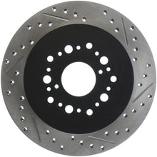 Load image into Gallery viewer, StopTech Power Slot 93-97 Lexus GS Series/95-00 LS400/92-00 SC400 Rear Left Drilled &amp; Slotted Rotor
