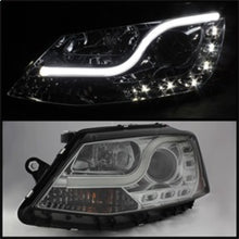 Load image into Gallery viewer, Spyder Volkswagen Jetta 11-14 Projector Headlights Halogen Light Tube DRL Smke PRO-YD-VJ11-LTDRL-SM
