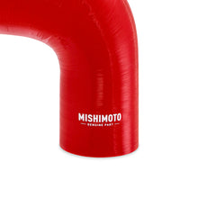 Load image into Gallery viewer, Mishimoto Silicone Reducer Coupler 90 Degree 2in to 2.5in - Red
