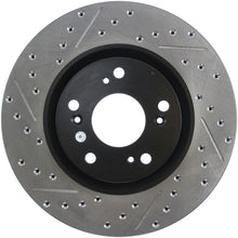 Load image into Gallery viewer, StopTech 02-06 Acura RSX Type S / 06-09 Honda Civic Si Slotted &amp; Drilled Right Front Rotor
