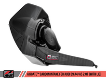 Load image into Gallery viewer, AWE Tuning Audi B9 A4/A5 2.0T Quattro Carbon Fiber AirGate Intake w/ Lid
