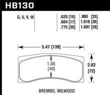 Load image into Gallery viewer, Hawk DTC-80 Brembo 20mm Race Brake Pads
