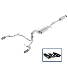 Load image into Gallery viewer, Ford Racing 15-18 F-150 5.0L Cat-Back Touring Exhaust System - Rear Exit Carbon Fiber Tips
