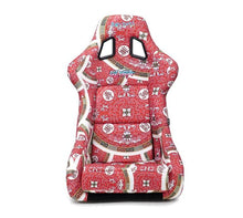Load image into Gallery viewer, NRG FRP Bucket Seat PRISMA Oriental Longivity Plate Edition W/ Gold Pearlized Back - Large
