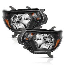 Load image into Gallery viewer, ANZO 2012-2015 Toyota Tacoma Crystal Headlights Black
