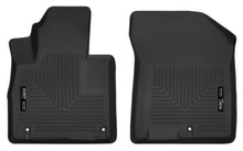 Load image into Gallery viewer, Husky Liners 2019-2020 Hyundai Santa Fe X-Act Contour Black Floor Liners -Front
