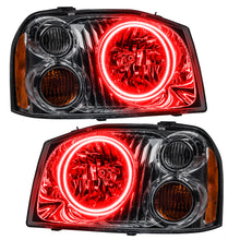 Load image into Gallery viewer, Oracle Lighting 01-04 Nissan Frontier Pre-Assembled LED Halo Headlights -Red
