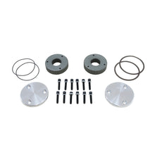 Load image into Gallery viewer, Yukon Gear Hardcore Drive Flange Kit For Dana 60 / 30 Spline Outer Stubs. Yukon Engraved Caps
