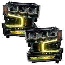 Load image into Gallery viewer, Oracle 19-21 Chevy Silverado 1500 RGB+W Headlight DRL Upgrade Kit - ColorSHIFT 2
