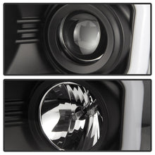 Load image into Gallery viewer, Spyder Chevy Silverado 1500 14-16 Projector Headlights Light Bar DRL Blk PRO-YD-CS14-LBDRL-BK
