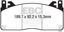 Load image into Gallery viewer, EBC 15-17 Ford Mustang Shelby GT350/GT350R Yellowstuff Front Brake Pads
