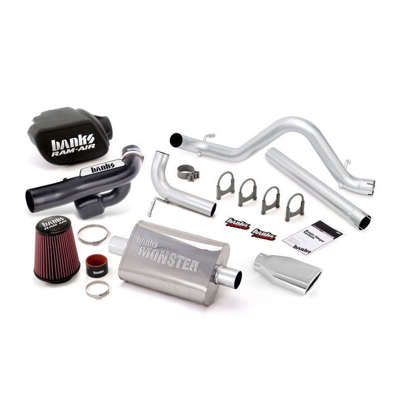Banks Power 12-15 Jeep 3.6L Wrangler 4dr Stinger Sys (no AutoMind) - SS Single Exh w/ Chrome Tip