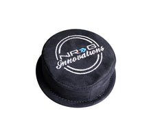 Load image into Gallery viewer, NRG Reinforced Steering Wheel (380mm) Nascar/ Alcantara 3 Spoke w/ NRG Logo/ Removable Crushed Pad
