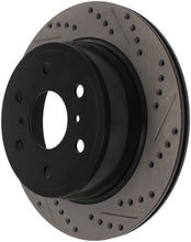 Load image into Gallery viewer, StopTech 07-10 GMC Sierra (w/ Rear Drum) / 07-09 GMC Yukon Rear Left Slotted &amp; Drilled Rotor

