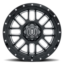 Load image into Gallery viewer, ICON Alpha 20x9 8x170 0mm Offset 5in BS Gloss Black Milled Spokes Wheel
