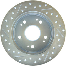 Load image into Gallery viewer, StopTech Select Sport 06-15 Honda Civic Si Slotted and Drilled Left Rear Rotor
