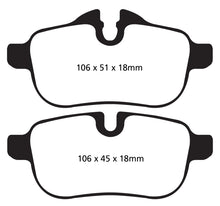 Load image into Gallery viewer, EBC 09+ BMW Z4 3.0 (E89) Redstuff Rear Brake Pads
