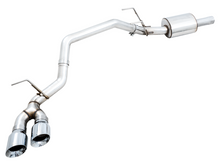 Load image into Gallery viewer, AWE Tuning 09-18 RAM 1500 5.7L (w/Cutouts) 0FG Dual Rear Exit Cat-Back Exhaust - Chrome Silver Tips
