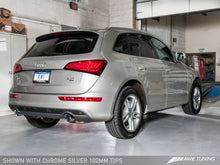 Load image into Gallery viewer, AWE Tuning Audi 8R Q5 3.0T Touring Edition Exhaust Dual Outlet Chrome Silver Tips
