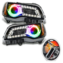 Load image into Gallery viewer, Oracle 11-14 Chrysler 300C SMD HL - Black - NON HID - ColorSHIFT
