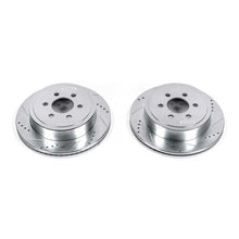 Load image into Gallery viewer, Power Stop 2003 Dodge Durango Rear Evolution Drilled &amp; Slotted Rotors - Pair
