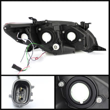 Load image into Gallery viewer, Spyder Toyota Corolla 11-13 Projector Headlights Halogen Model Only - DRL LED Blk PRO-YD-TC11-DRL-BK
