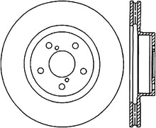 Load image into Gallery viewer, StopTech 05-17 Subaru Impreza WRX/STi SportStop Cryo Slotted &amp; Drilled Front Left Rotor
