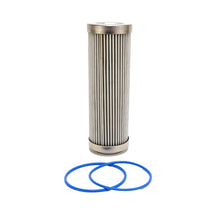 Load image into Gallery viewer, Fuelab 6 Micron Stainless Steel Replacement Element - 6in w/2 O-Rings &amp; Instructions
