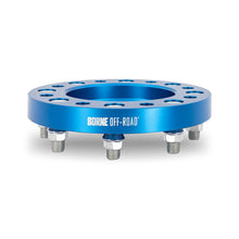 Load image into Gallery viewer, Mishimoto Borne Off-Road Wheel Spacers 8x180 124.1 45 M14 Blue
