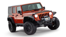 Load image into Gallery viewer, Bushwacker 07-18 Jeep Wrangler Unlimited Flat Style Flares 4pc 4-Door Sport Utility Only - Black
