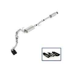 Load image into Gallery viewer, Ford Racing 15-18 F-150 5.0L Cat-Back Touring Exhaust System - Side Exit Black Chrome Tips
