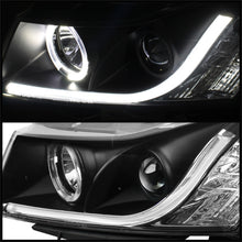 Load image into Gallery viewer, Spyder Chevy Cruze 11-14 Projector Headlights Light Tube DRL Blk PRO-YD-CCRZ11-LTDRL-BK
