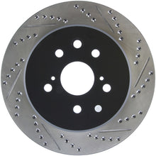 Load image into Gallery viewer, StopTech Slotted &amp; Drilled Sport Brake Rotor Left Rear 13-14 Lexus GS300/350/400/430
