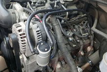 Load image into Gallery viewer, J&amp;L 97-13 Chevy/GM Truck/SUV 4.8L/5.3L/6.0L/6.2L Driver Side Oil Separator 3.0 - Clear Anodized
