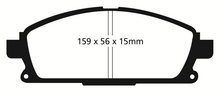 Load image into Gallery viewer, EBC 01 Infiniti Q45 4.1 Ultimax2 Front Brake Pads
