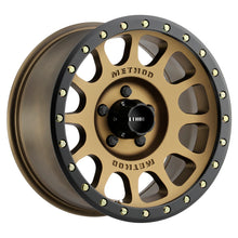 Load image into Gallery viewer, Method MR305 NV 20x10 -18mm Offset 5x5 94mm CB Method Bronze/Black Street Loc Wheel
