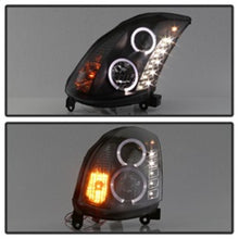 Load image into Gallery viewer, Spyder Infiniti G35 03-07 2DR Projector Halogen - LED Halo DRL Blk High H4 PRO-YD-IG35032D-DRL-BK
