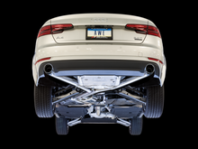 Load image into Gallery viewer, AWE Tuning Audi B9 A4 Track Edition Exhaust Dual Outlet - Chrome Silver Tips (Includes DP)
