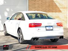 Load image into Gallery viewer, AWE Tuning Audi C7 / C7.5 S6 4.0T Touring Edition Exhaust - Diamond Black Tips
