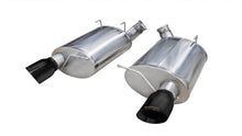 Load image into Gallery viewer, Corsa 11-12 Ford Mustang Shelby GT500 5.4L V8 Black Sport Axle-Back Exhaust
