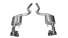 Load image into Gallery viewer, Corsa 15-16 Ford Mustang GT 5.0 3in Axle Back Exhaust Polish Quad Tips (Sport)
